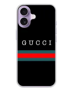 Чехол для iPhone 17 с картинкой «Gucci — красный пояс»
