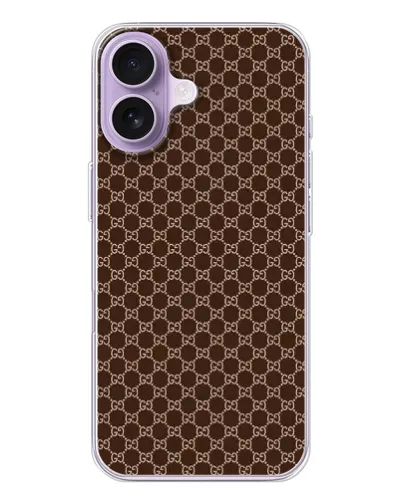 Чехол для iPhone 17 с картинкой «Gucci — шоколадная сетка» Чехол для iPhone 17 с картинкой «Gucci — шоколадная сетка»