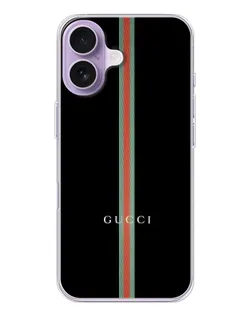 Чехол для iPhone 17 с картинкой «Gucci — строгая линия»