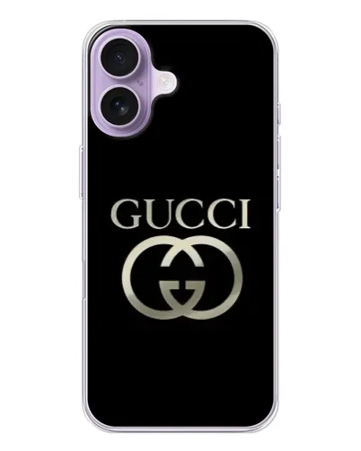 Чохол для iPhone 17 з картинкою «Gucci — золото на чорному» Чохол для iPhone 17 з картинкою «Gucci — золото на чорному»