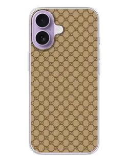 Чехол для iPhone 17 с картинкой «Gucci — классический беж»