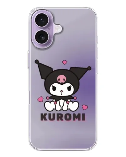 Чехол для iPhone 17 с картинкой «Kuromi — фиолетовый арт» Чехол для iPhone 17 с картинкой «Kuromi — фиолетовый арт»