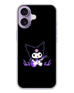 Чехол для iPhone 17 с картинкой «Электрическая Kuromi»