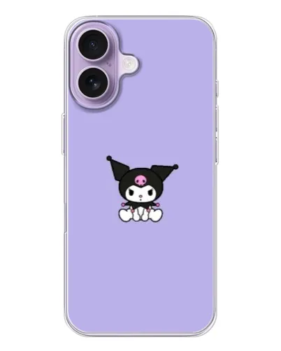 Чехол для iPhone 17 с картинкой «Kuromi — фиолетовый минимализм» Чехол для iPhone 17 с картинкой «Kuromi — фиолетовый минимализм»