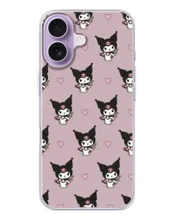 Чехол для iPhone 17 с картинкой «Kuromi — ночной сон»
