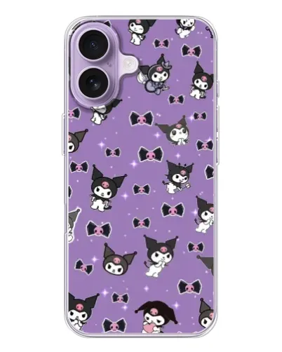 Чехол для iPhone 17 с картинкой «Kuromi — паттерн» Чехол для iPhone 17 с картинкой «Kuromi — паттерн»
