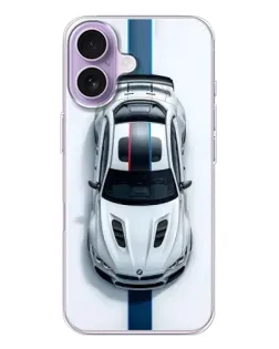 Чехол для iPhone 17 с картинкой «Вид сверху — BMW M»
