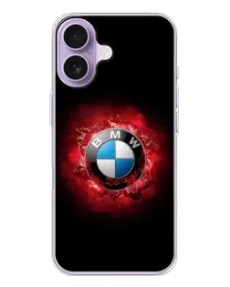 Чехол для iPhone 17 с картинкой «Логотип BMW — вспышка»
