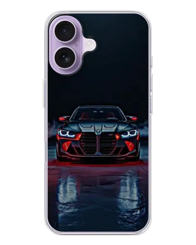 Чехол для iPhone 17 с картинкой «BMW на мокрой дороге» Чехол для iPhone 17 с картинкой «BMW на мокрой дороге»