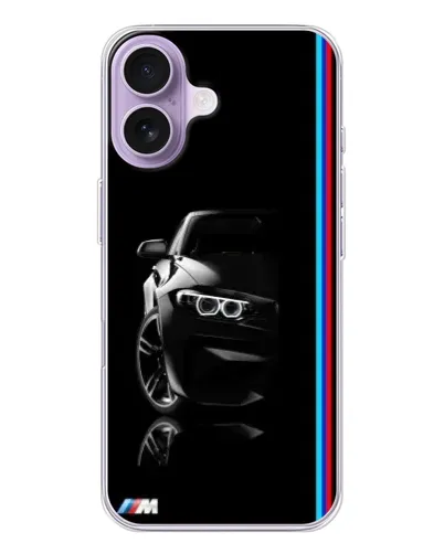 Чехол для iPhone 17 с картинкой «Силуэт BMW в темноте» Чехол для iPhone 17 с картинкой «Силуэт BMW в темноте»
