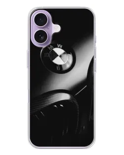 Чехол для iPhone 17 с картинкой «Эмблема BMW — макро»