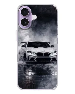 Чехол для iPhone 17 с картинкой «BMW сквозь туман»