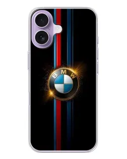 Чехол для iPhone 17 с картинкой «BMW M-Power неон»