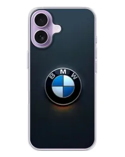 Чехол для iPhone 17 с картинкой «Логотип BMW — минимализм»