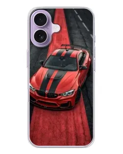 Чехол для iPhone 17 с картинкой «BMW на красной дорожке»