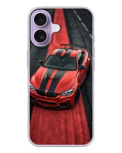 Чехол для iPhone 17 с картинкой «BMW на красной дорожке» Чехол для iPhone 17 с картинкой «BMW на красной дорожке»