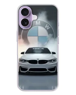 Чохол для iPhone 17 з картинкою «BMW в білому диму» Чохол для iPhone 17 з картинкою «BMW в білому диму»