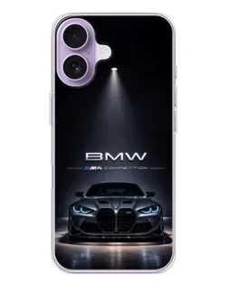 Чохол для iPhone 17 з картинкою «BMW крізь нічне місто» Чохол для iPhone 17 з картинкою «BMW крізь нічне місто»