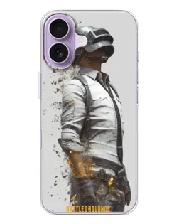 Чехол для iPhone 17 с картинкой «PUBG — боец в пыли»