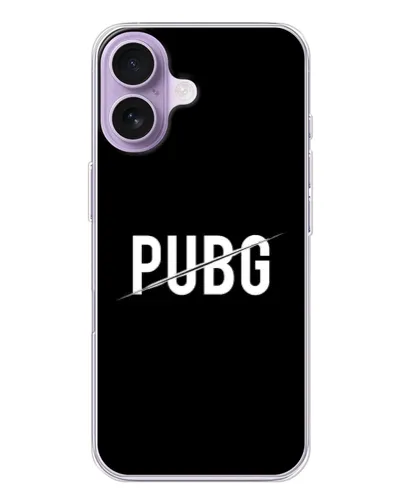 Чехол для iPhone 17 с картинкой «PUBG — белый логотип»