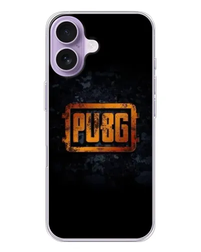 Чехол для iPhone 17 с картинкой «PUBG — золотой логотип»