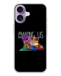 Чехол для iPhone 17 с картинкой «Логотип Among Us» Чехол для iPhone 17 с картинкой «Логотип Among Us»