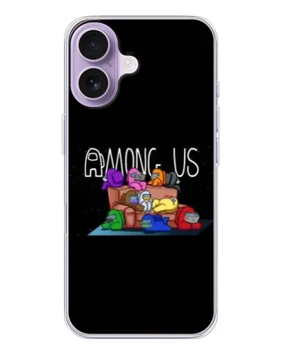Чехол для iPhone 17 с картинкой «Логотип Among Us» Чехол для iPhone 17 с картинкой «Логотип Among Us»
