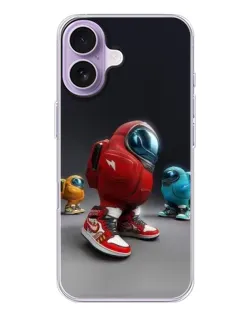 Чехол для iPhone 17 с картинкой «Among Us — 3D стиль» Чехол для iPhone 17 с картинкой «Among Us — 3D стиль»