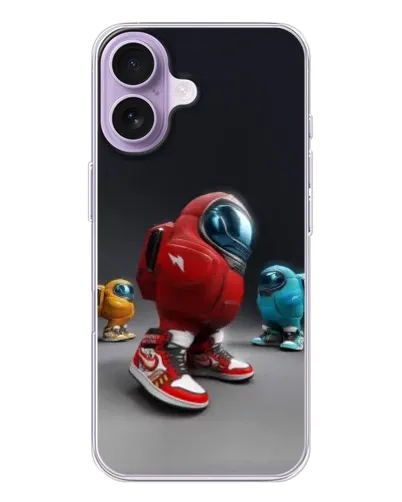 Чехол для iPhone 17 с картинкой «Among Us — 3D стиль» Чехол для iPhone 17 с картинкой «Among Us — 3D стиль»