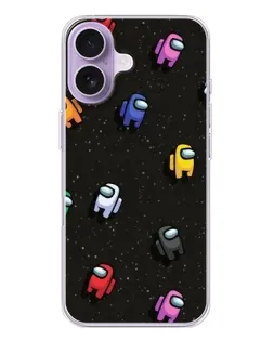 Чехол для iPhone 17 с картинкой «Космический паттерн Among Us» Чехол для iPhone 17 с картинкой «Космический паттерн Among Us»