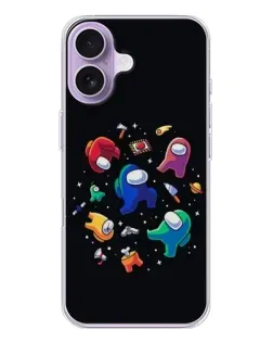 Чехол для iPhone 17 с картинкой «Among Us космос»