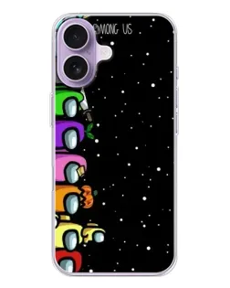 Чехол для iPhone 17 с картинкой «Команда Among Us»