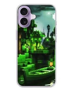 Чехол для iPhone 17 с картинкой «Minecraft лесной пейзаж» Чехол для iPhone 17 с картинкой «Minecraft лесной пейзаж»