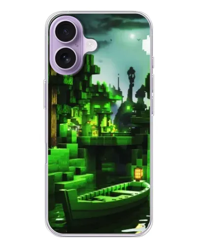 Чехол для iPhone 17 с картинкой «Minecraft лесной пейзаж» Чехол для iPhone 17 с картинкой «Minecraft лесной пейзаж»