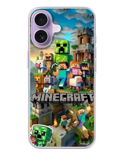 Чехол для iPhone 17 с картинкой «Замок Minecraft» Чехол для iPhone 17 с картинкой «Замок Minecraft»