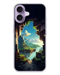 Чехол для iPhone 17 с картинкой «Вид из пещеры»