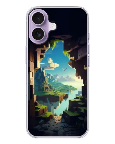Чехол для iPhone 17 с картинкой «Вид из пещеры» Чехол для iPhone 17 с картинкой «Вид из пещеры»
