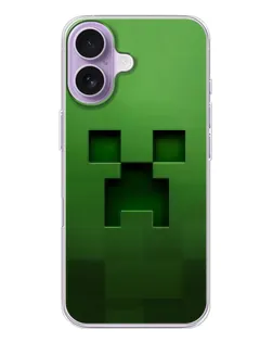 Чехол для iPhone 17 с картинкой «Крипер микро-дизайн»