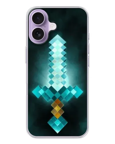 Чехол для iPhone 17 с картинкой «Алмазный меч неон» Чехол для iPhone 17 с картинкой «Алмазный меч неон»