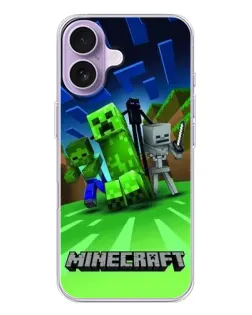 Чехол для iPhone 17 с картинкой «Команда героев игры»