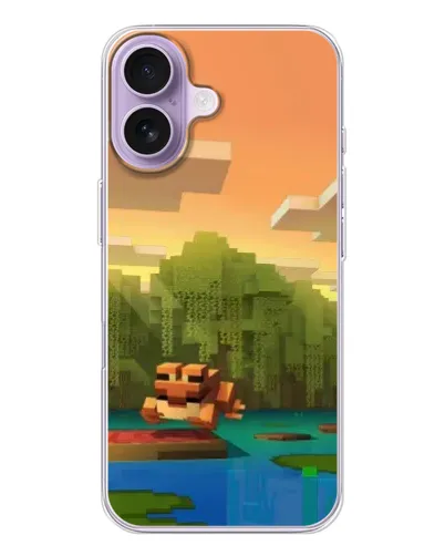 Чехол для iPhone 17 с картинкой «Майнкрафт закат солнца» Чехол для iPhone 17 с картинкой «Майнкрафт закат солнца»