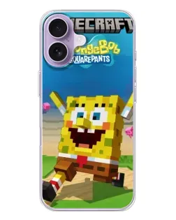 Чохол для iPhone 17 з картинкою «Губка Боб Minecraft» Чохол для iPhone 17 з картинкою «Губка Боб Minecraft»