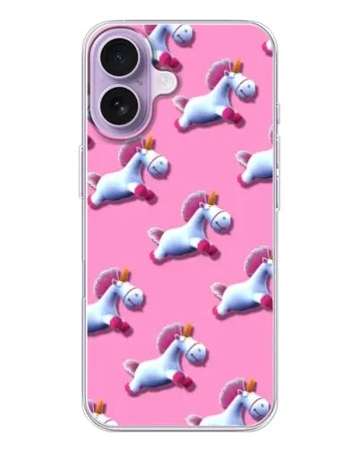 Чехол для iPhone 17 с картинкой «Единороги на розовом» Чехол для iPhone 17 с картинкой «Единороги на розовом»