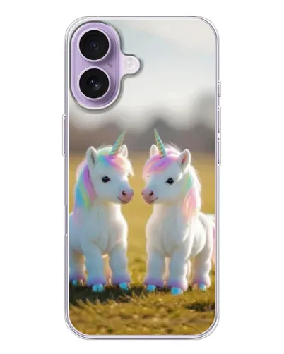 Чехол для iPhone 17 с картинкой «Пара единорогов» Чехол для iPhone 17 с картинкой «Пара единорогов»