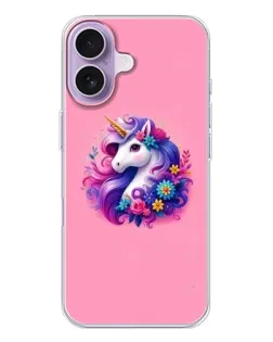 Чехол для iPhone 17 с картинкой «Сказочный единорог»