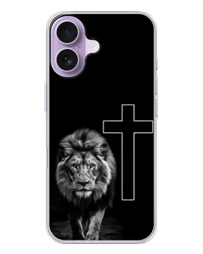 Чехол для iPhone 17 с картинкой «Лев и Крест»