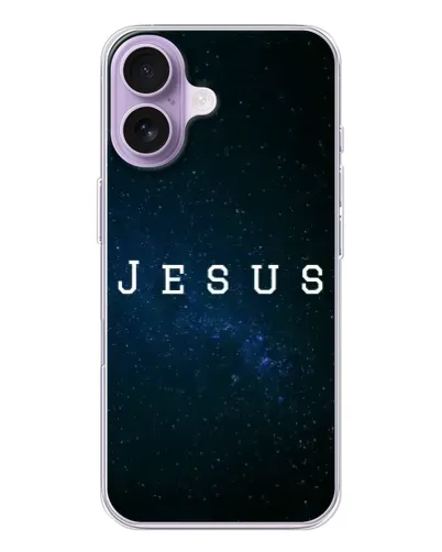 Чехол для iPhone 17 с картинкой «Звездное небо Jesus»