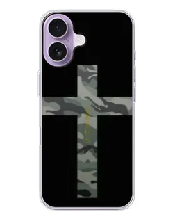 Чехол для iPhone 17 с картинкой «Милитари Крест»