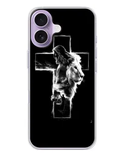 Чехол для iPhone 17 с картинкой «Сияющий крест Jesus» Чехол для iPhone 17 с картинкой «Сияющий крест Jesus»