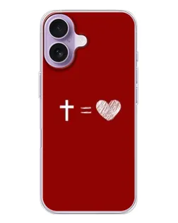 Чехол для iPhone 17 с картинкой «Уравнение любви» Чехол для iPhone 17 с картинкой «Уравнение любви»